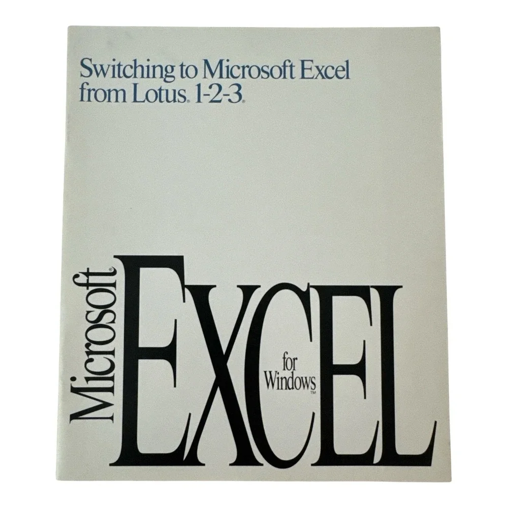 Vintage Lot‎ of Microsoft Computer Manuals – Excel, Word, PowerPoint, Graph